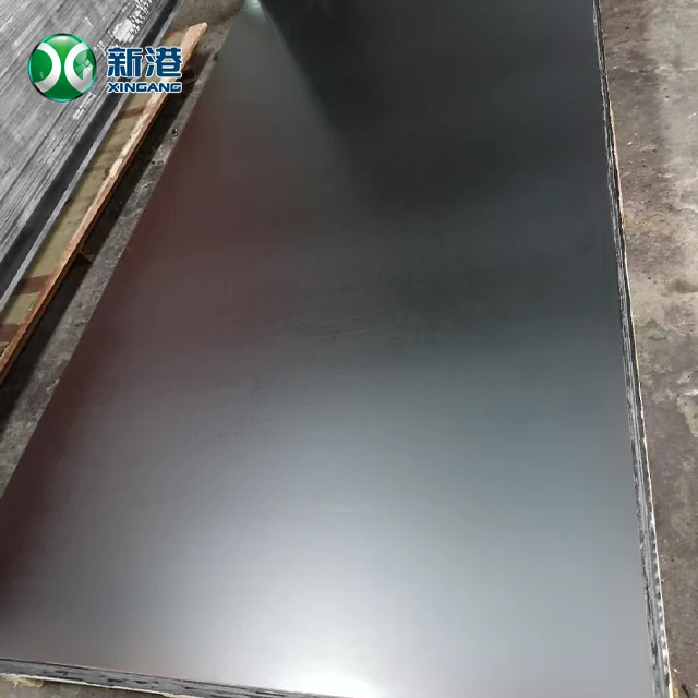 Shandong Direct 15mm Black Melamine Faced Board For Decoration Formwork Plywood Factory Price